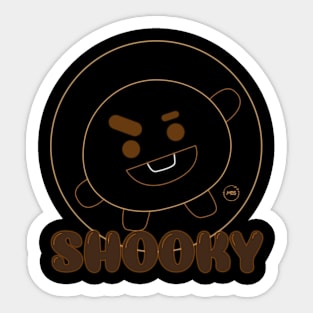 Shooky led design Sticker